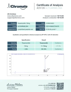 Tesamorelin 10mg
